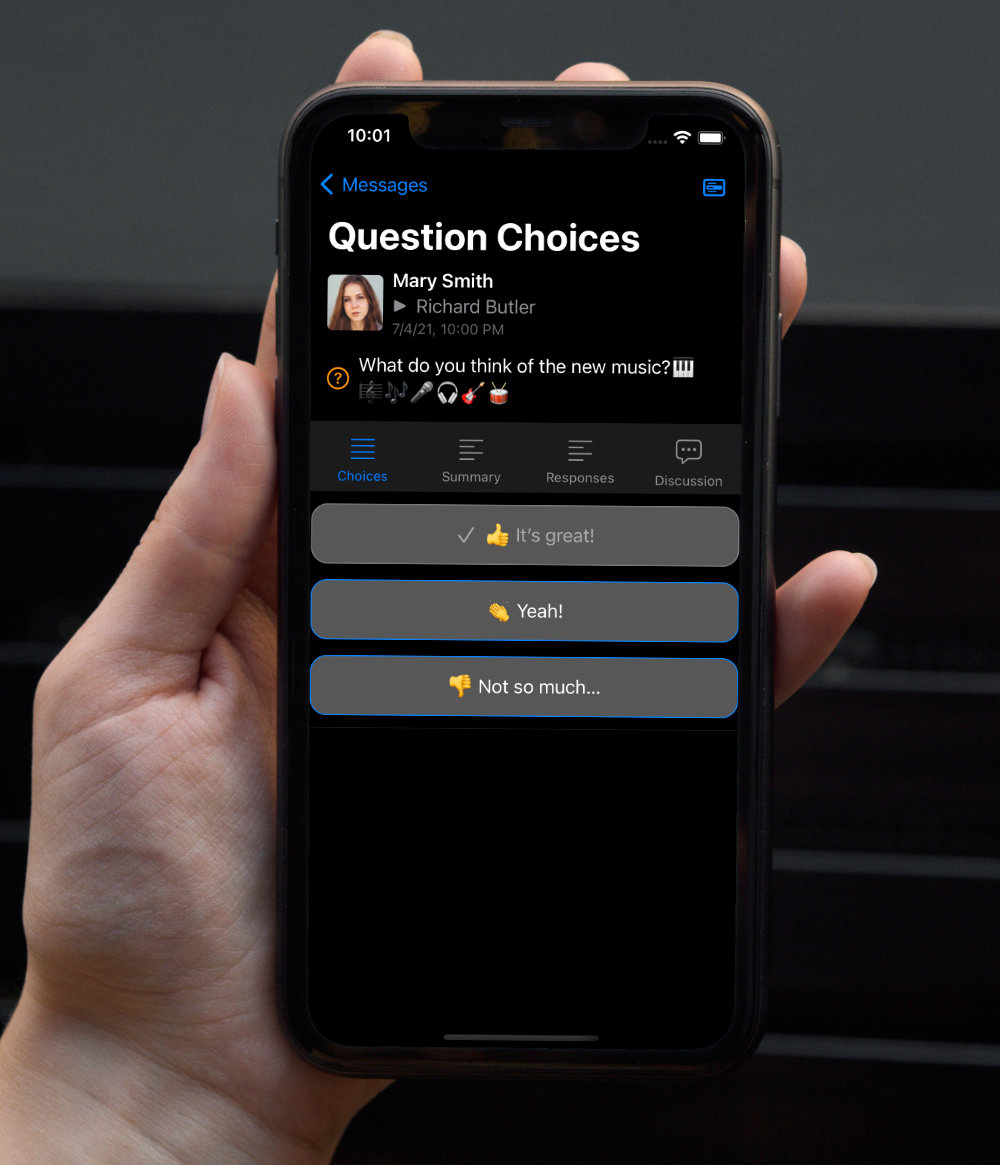 Moji Examples Groups now supports Emojis👍 – Groups