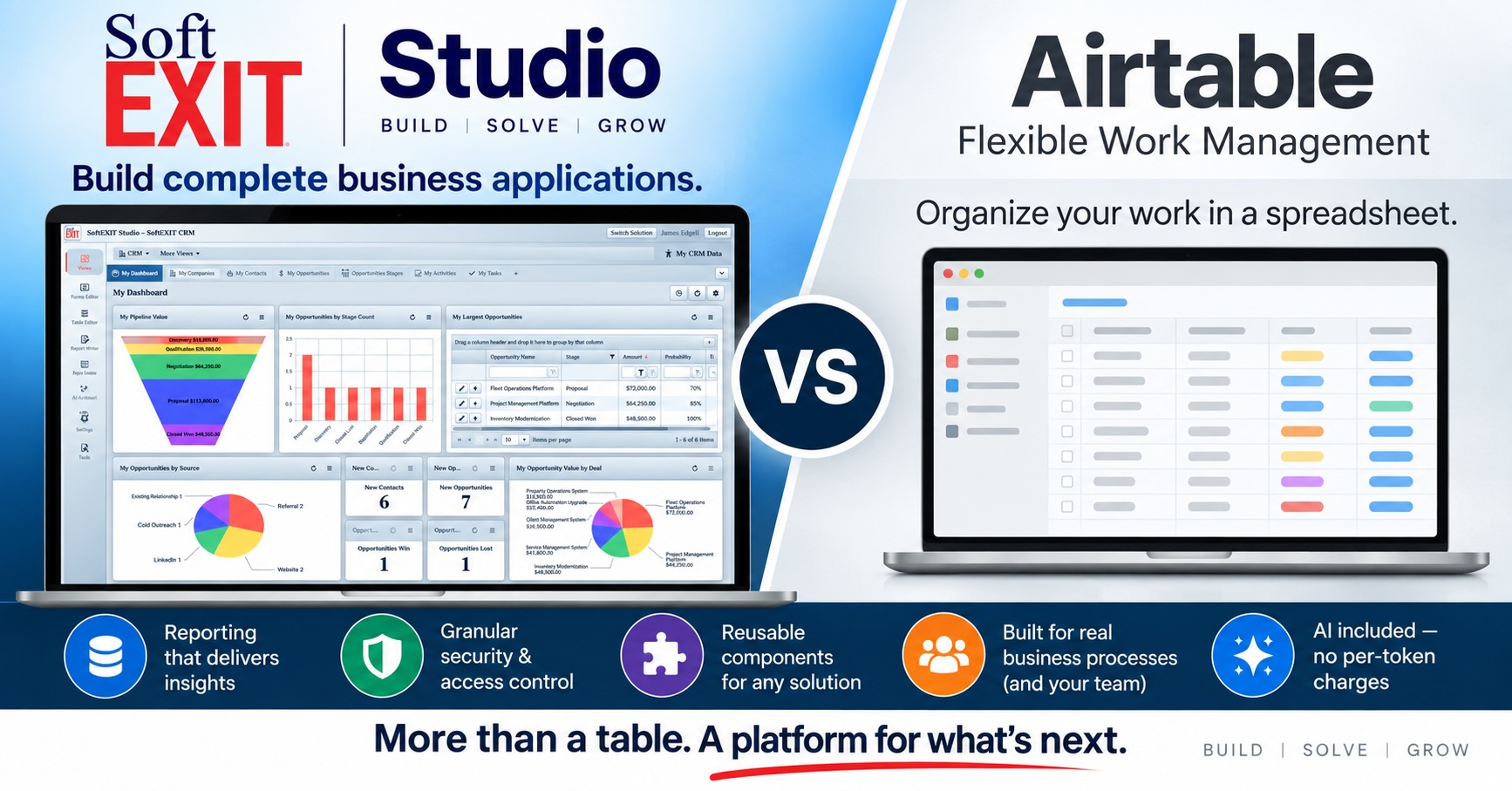 SoftEXIT Studio vs Airtable