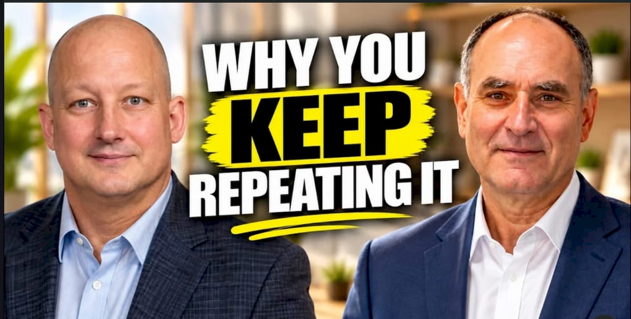 Showing host Daniel Kobryner with James Edgell