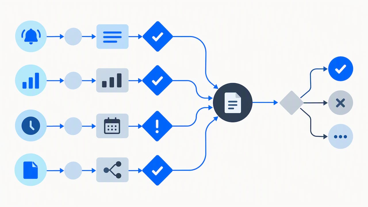 Automation paths meeting human exception review