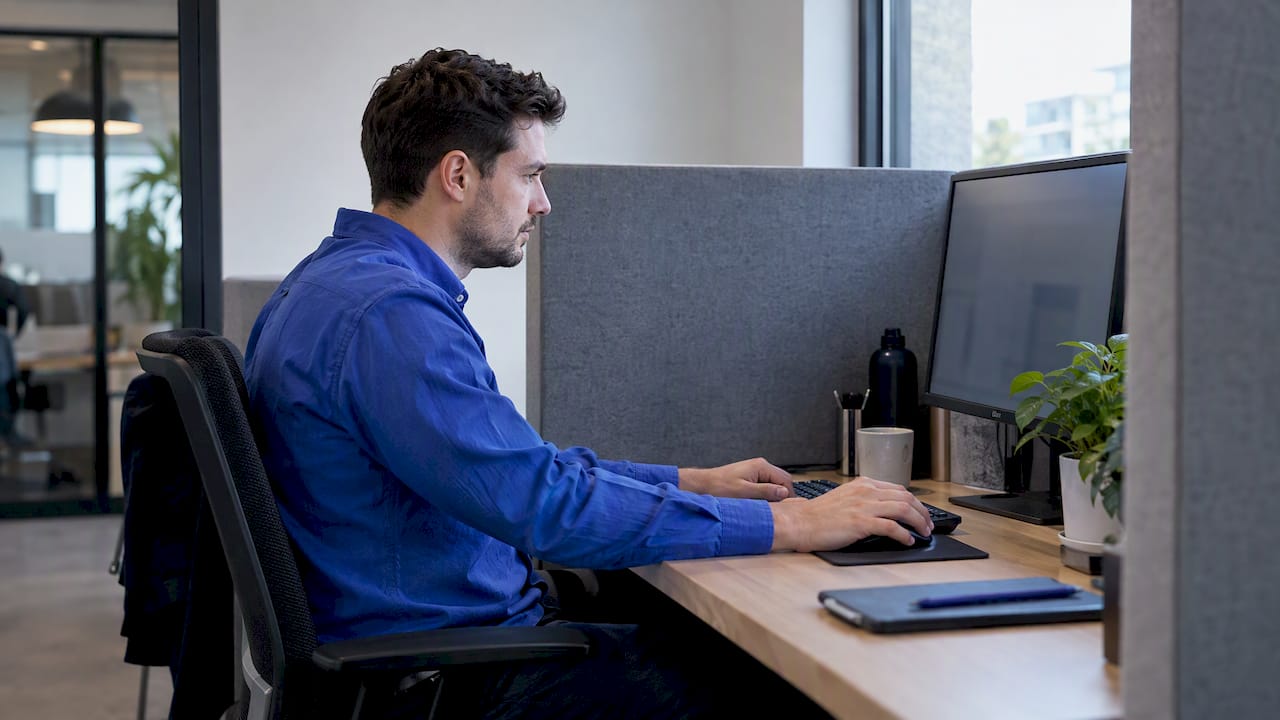 Sales specialist configuring a role-based CRM dashboard