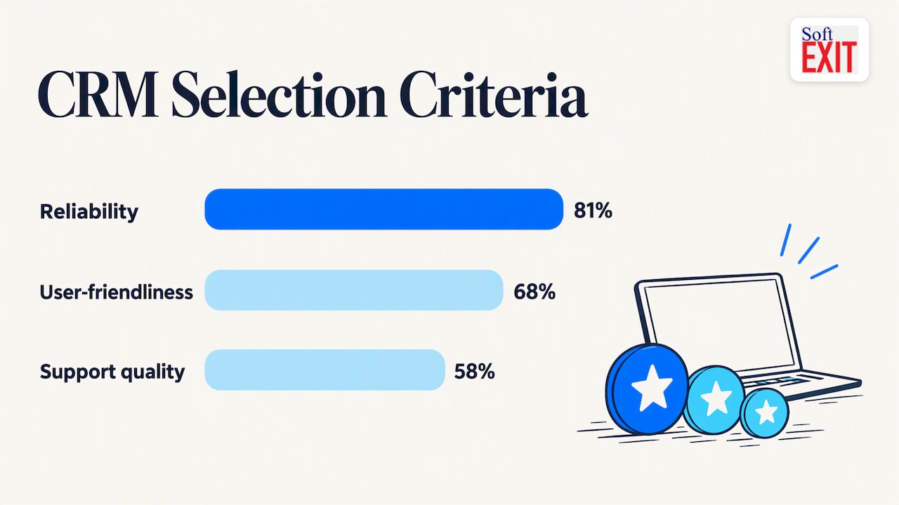 What a small business actually needs from a CRM — overview diagram
